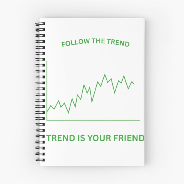 Item preview, Follow The Trend Trend Is Your Friend Day Trader Chart designed and sold by Ganesh0312.