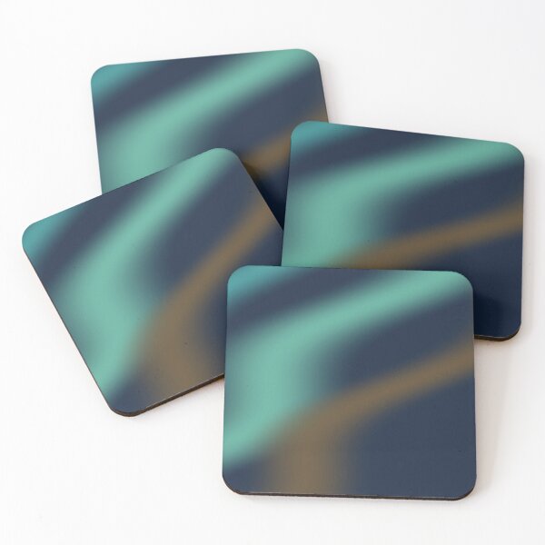 Item preview, Ombre Gradient Solstice Teal Amber Abstract Horizon designed and sold by Chief Designer Studio.
