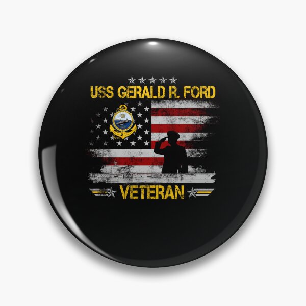 Item preview, USS Gerald R Ford Veteran Patriotic American Flag Navy Graphic designed and sold by Osstaramilua.
