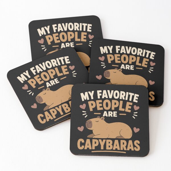 Item preview, My Favorite People Are Capybaras Funny Capybara Lover designed and sold by mraihan.