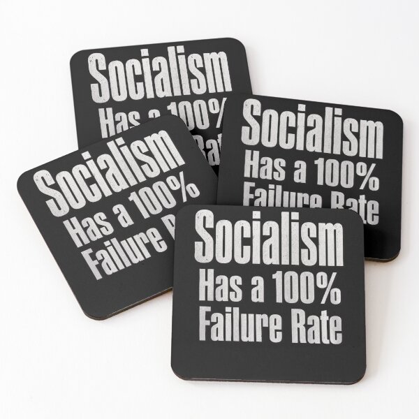 Aperçu de l'œuvre Le socialisme a un taux d'échec de 100 %. Citation politique antisocialiste. créée et vendue par lionSutuShop.