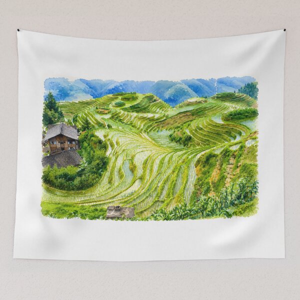 Item preview, Longsheng Rice Terraces designed and sold by HOMETOWN86.