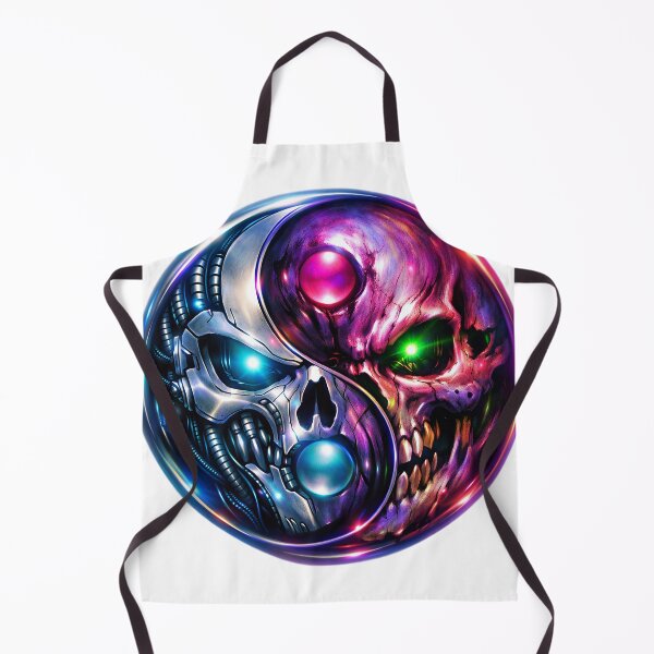 Item preview, Yin Yang Skull Design designed and sold by DesignsByLitz.