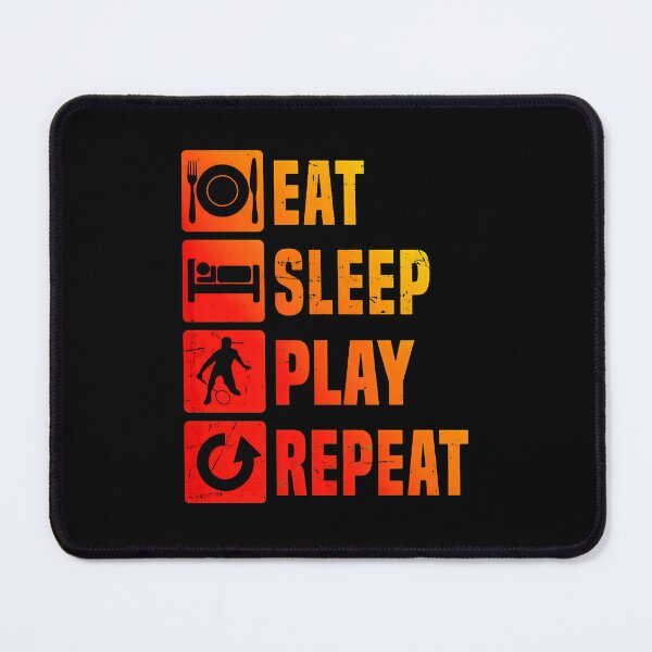 Item preview, Eat Sleep Play Repeat Tennis Icon Design designed and sold by rieckebre.