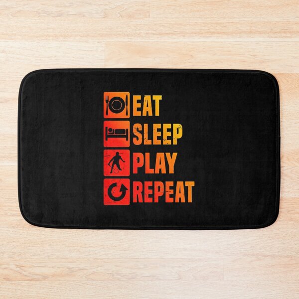 Item preview, Eat Sleep Play Repeat Tennis Icon Design designed and sold by rieckebre.
