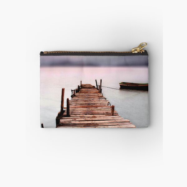 Item preview, Mysterious Mystical Boat Dock Fantasy Sunset Lake Reflections designed and sold by DEC02.