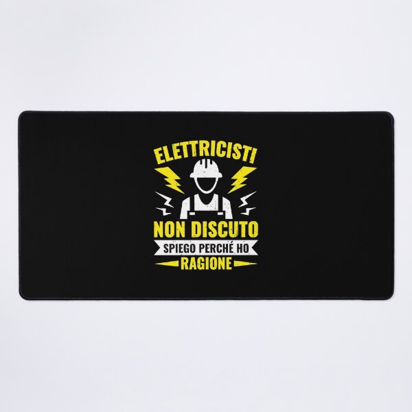 Item preview, Electrician Humor Quote Italian Design designed and sold by rieckebre.