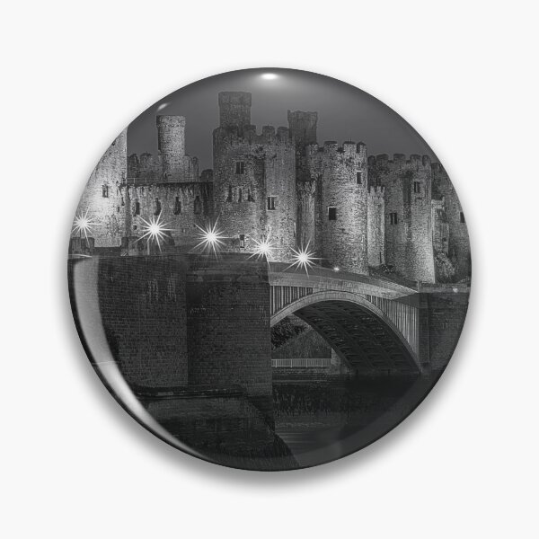 Item preview, Conwy castle in black and white designed and sold by alan tunnicliffe.