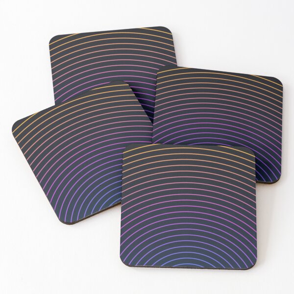 Item preview, Boho Rainbow Arch Violet Blue Mid Century Modern designed and sold by Chief Designer Studio.