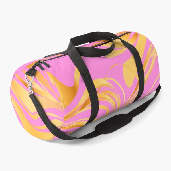 Item preview, Pink And Yellow Golden Marbled Art Swirls Design designed and sold by DEC02.