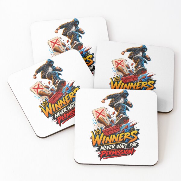 Item preview, Winners Never Wait for Permission designed and sold by bolaAura.
