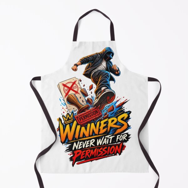 Item preview, Winners Never Wait for Permission designed and sold by bolaAura.