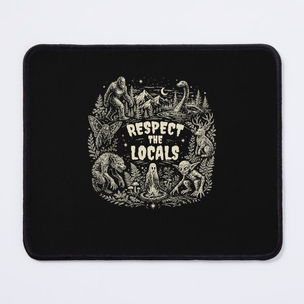 Item preview, Respect The Locals Bigfoot designed and sold by nosu-art-pod.