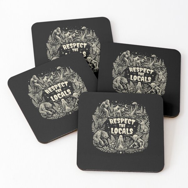 Item preview, Respect The Locals Bigfoot designed and sold by nosu-art-pod.