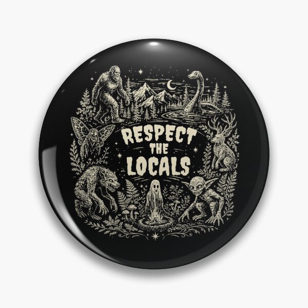 Item preview, Respect The Locals Bigfoot designed and sold by nosu-art-pod.