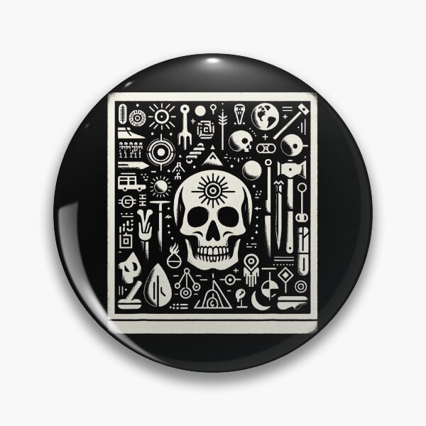 Item preview, Esoteric Skull Symbols Occult Alchemy Mysticism Art designed and sold by rieckebre.