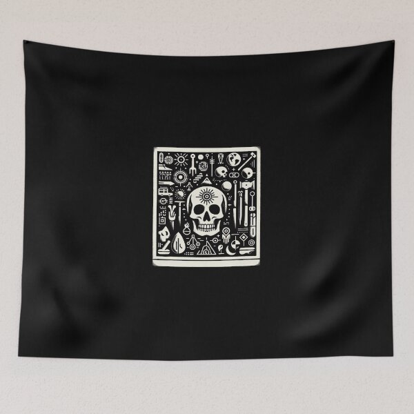 Item preview, Esoteric Skull Symbols Occult Alchemy Mysticism Art designed and sold by rieckebre.