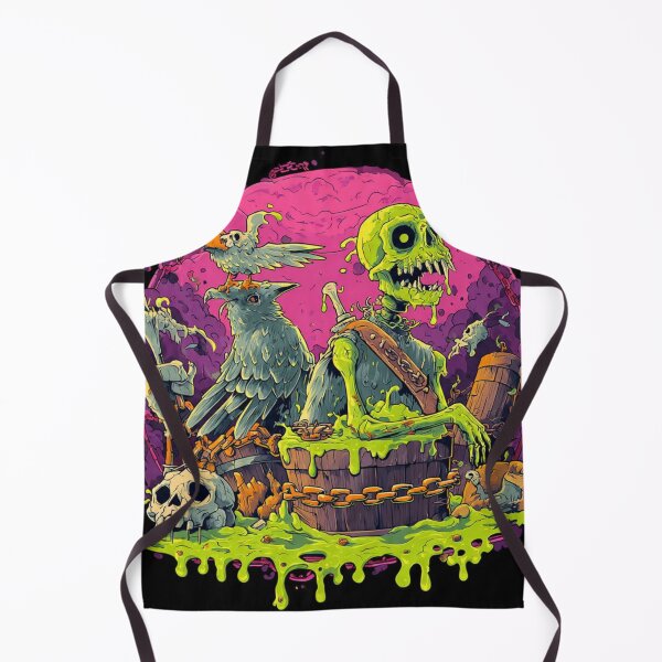 Item preview, TOCOCLAWS Toxic Slime Skeleton - Neon Horror & Dark Fantasy Art designed and sold by TOCOCLAWS.