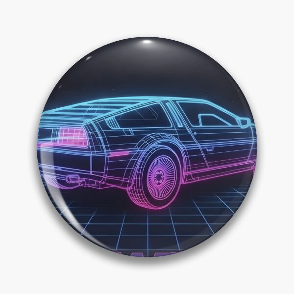 Item preview, Retro Synthwave Wireframe Sports Car Design designed and sold by Theory-Designs.