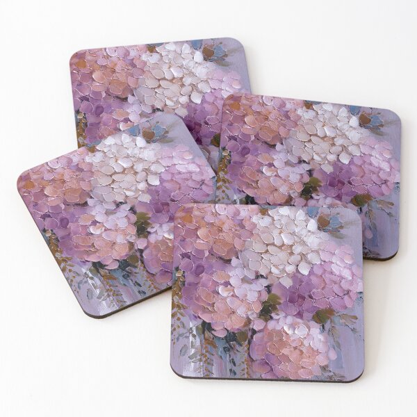Item preview, Hydrangea Pastel Lilac And Cream Floral Impasto Style  designed and sold by DEC02.