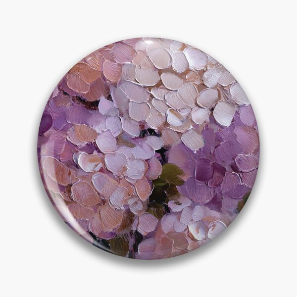 Item preview, Hydrangea Pastel Lilac And Cream Floral Impasto Style  designed and sold by DEC02.