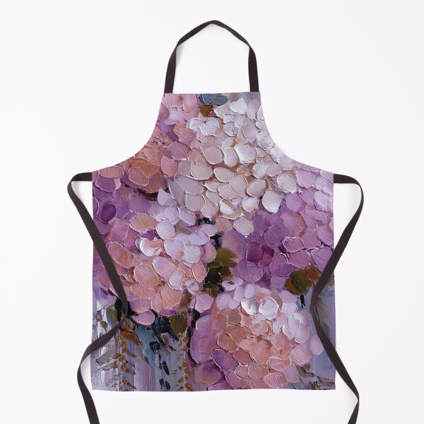 Item preview, Hydrangea Pastel Lilac And Cream Floral Impasto Style  designed and sold by DEC02.