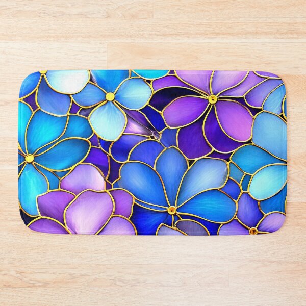 Item preview, Cool Summer Blue And Lilac Floral Art Designs designed and sold by DEC02.