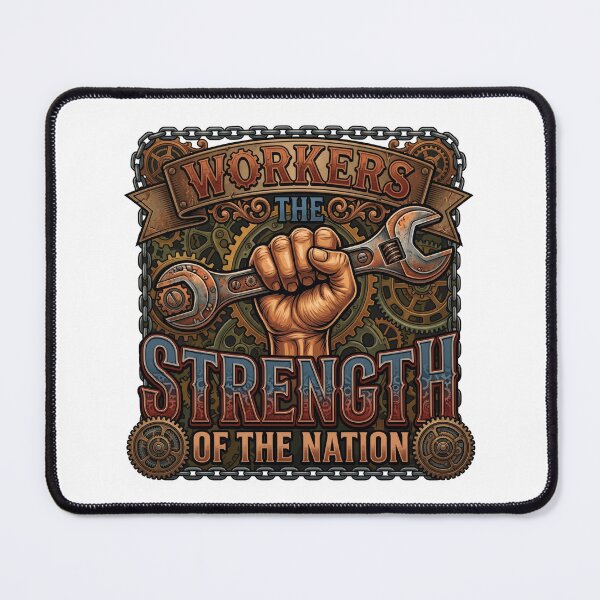 Item preview, Mechanic Gift Shirt - Workers Strength Of The Nation Wrench Tee designed and sold by relso.