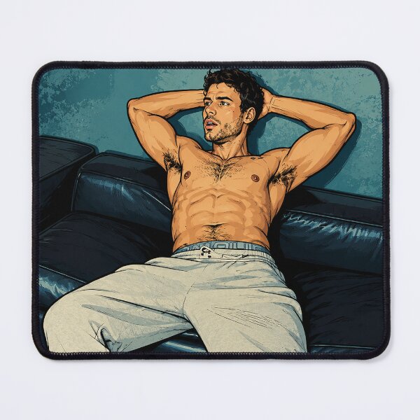 Item preview, François Arnaud from Heated Rivalry on chest (fan art) designed and sold by PopCultureAndStuff.