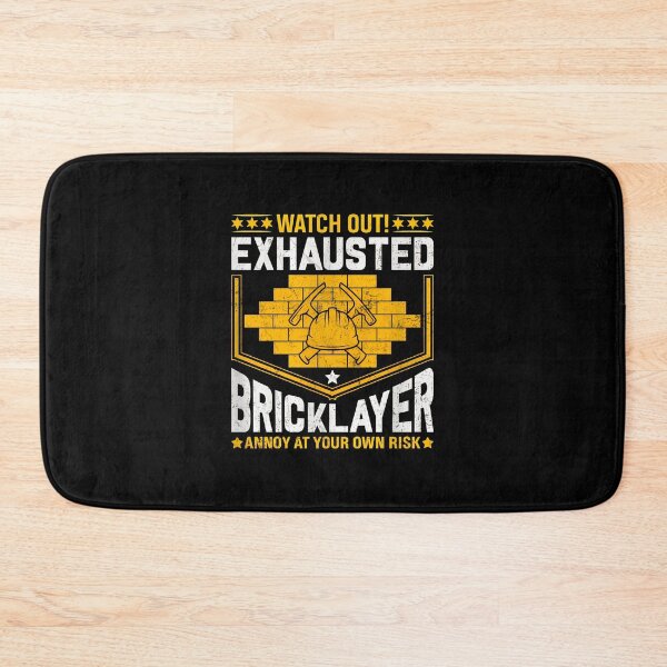 Item preview, Exhausted Bricklayer Funny Construction Workwear designed and sold by rieckebre.