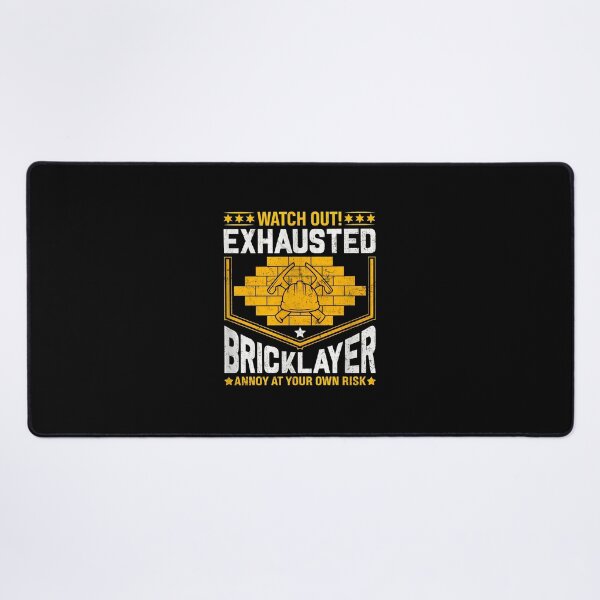Item preview, Exhausted Bricklayer Funny Construction Workwear designed and sold by rieckebre.