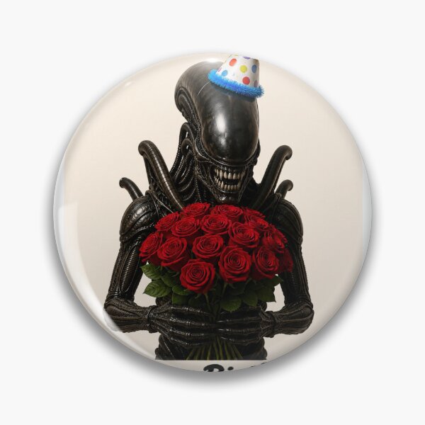 Item preview, Xenomorph predator alien terminator rose bouquet meme memes funny parody christmas birthday  designed and sold by CheeseBlueprint.
