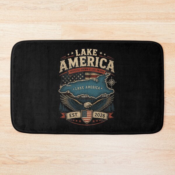Item preview, Lake America USA Previously Ontario Canada Funny Patriotic designed and sold by AnitaBice.