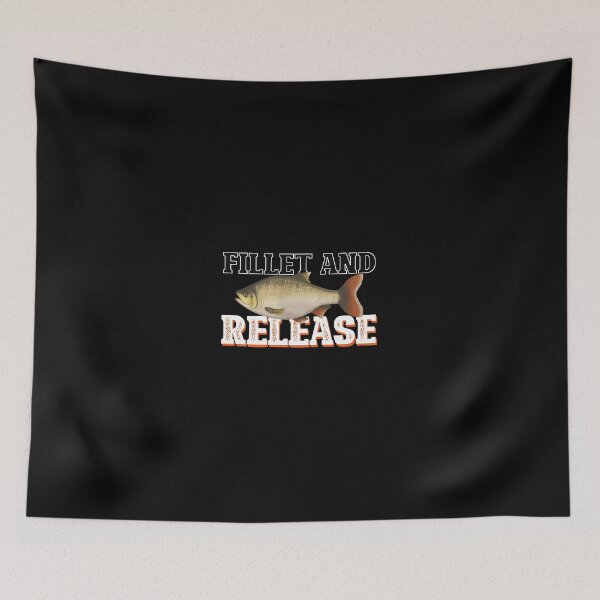 Item preview, Fillet and Release Funny Fish Angler Gift designed and sold by rieckebre.