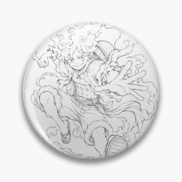 Item preview, One piece Luffy draw art japanese aesthetic anime joyboy gear 5 designed and sold by Dlvznbm.