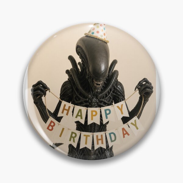 Item preview, Xenomorph predator alien terminator birthday banner meme memes funny parody christmas birthday  designed and sold by CheeseBlueprint.