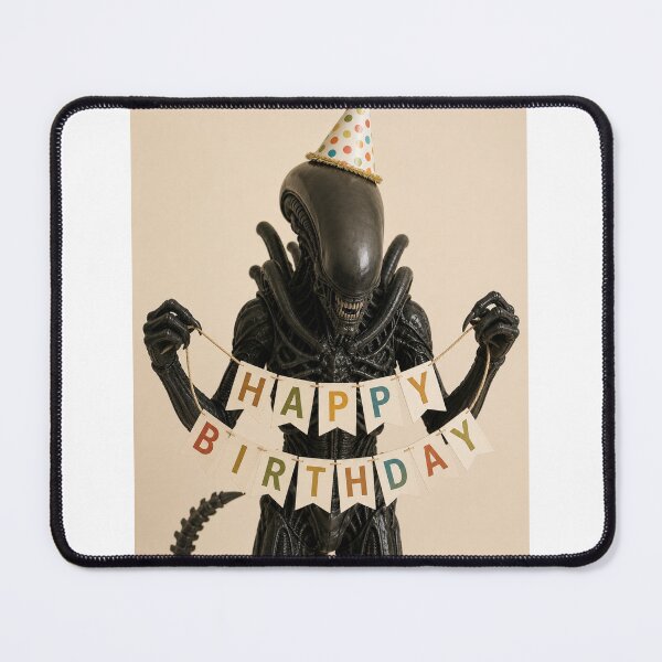 Item preview, Xenomorph predator alien terminator birthday banner meme memes funny parody christmas birthday  designed and sold by CheeseBlueprint.