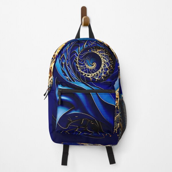 Item preview, Intricate Duality of Royal Navy Velvet and Gold Filigree designed and sold by Vicky Brago-Mitchell®.