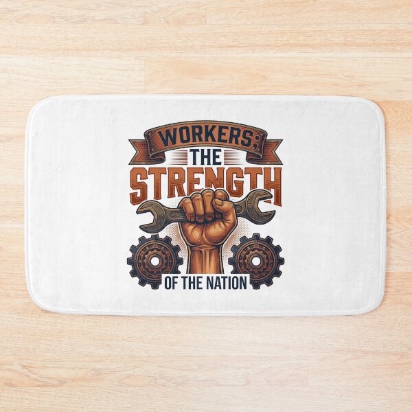 Item preview, Steampunk Worker Badge Shirt - Industrial Gear Fist Wrench Tee designed and sold by relso.