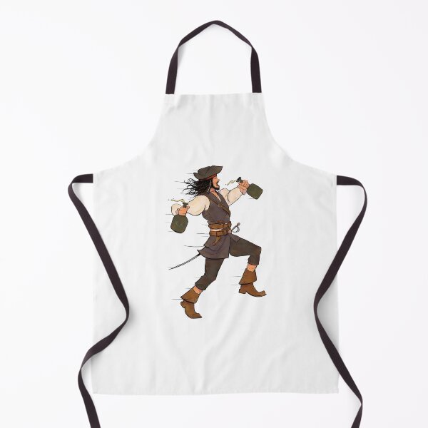 Item preview, Jack Sparrow corriendo – Dibujos animados de Piratas del Caribe designed and sold by The A-Press.