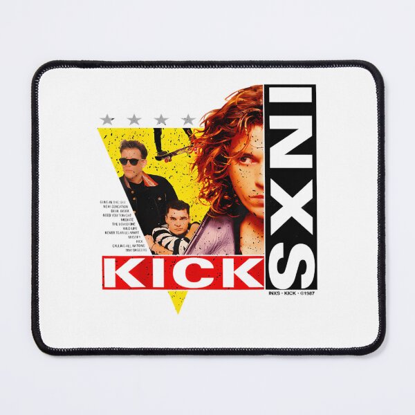 Item preview, INXS Kick Album 1987 Vintage Australian Rock Band Fan Gift designed and sold by RobynPeckArt.
