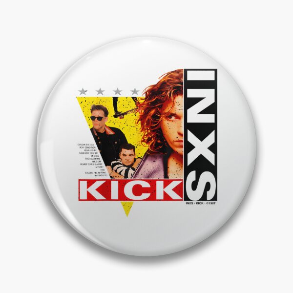 Item preview, INXS Kick Album 1987 Vintage Australian Rock Band Fan Gift designed and sold by RobynPeckArt.