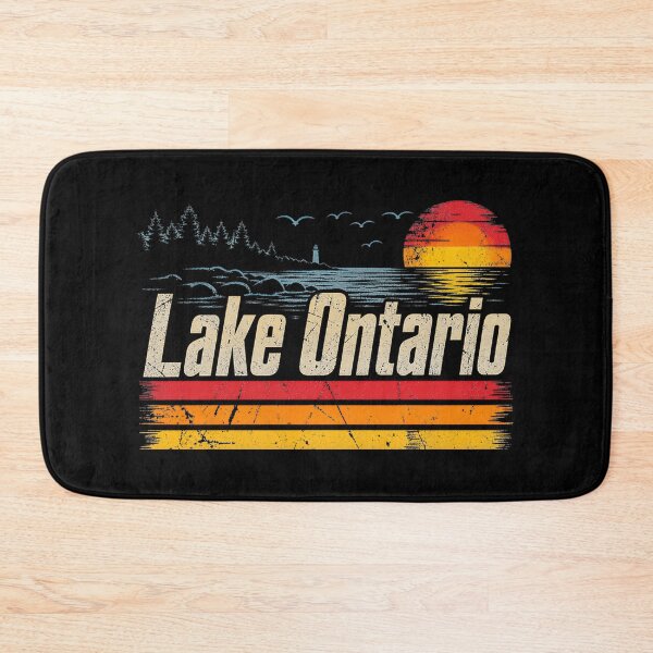 Item preview, Retro Sunset Great Lakes Lake Ontario designed and sold by AnitaBice.