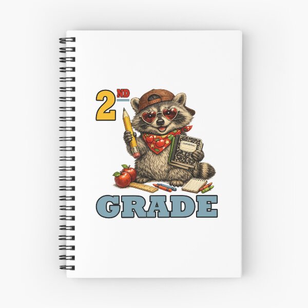 Item preview, Funny Raccoon 2nd Grade Back to School designed and sold by SON SON.