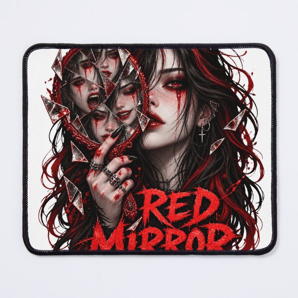 Item preview, Red Mirror Shattered Reflection Art designed and sold by S06PMarketing.