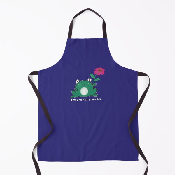 Item preview, Flower Frog white text - not a burden designed and sold by Phoebe Liz Design.