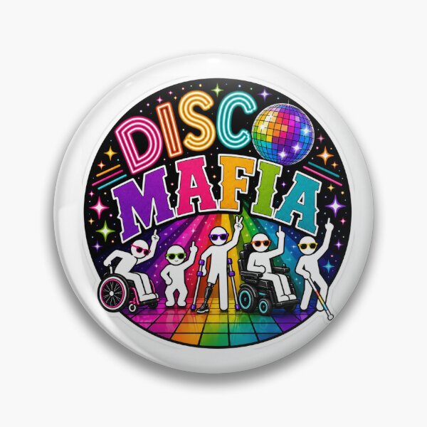 Item preview, DisCo Mafia Disability Dance Sticker designed and sold by DisCo Monarchy.