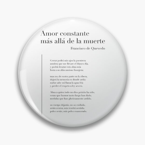 Item preview, Amor Constante Ms All De La Muerte De Quevedo designed and sold by craig-knutsonx.