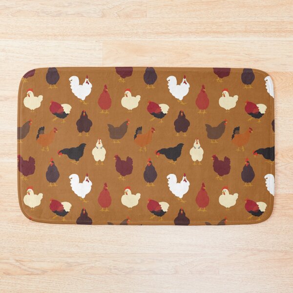 Item preview, Rad Roosters in Pony Brown designed and sold by YesterdayColl.