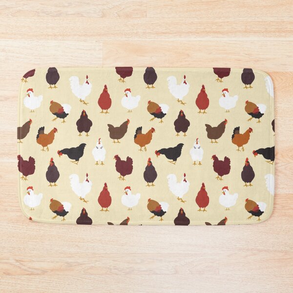 Item preview, Rad Roosters in Eggshell designed and sold by YesterdayColl.